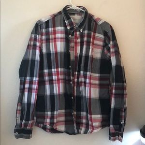 A button down long sleeve t-shirt